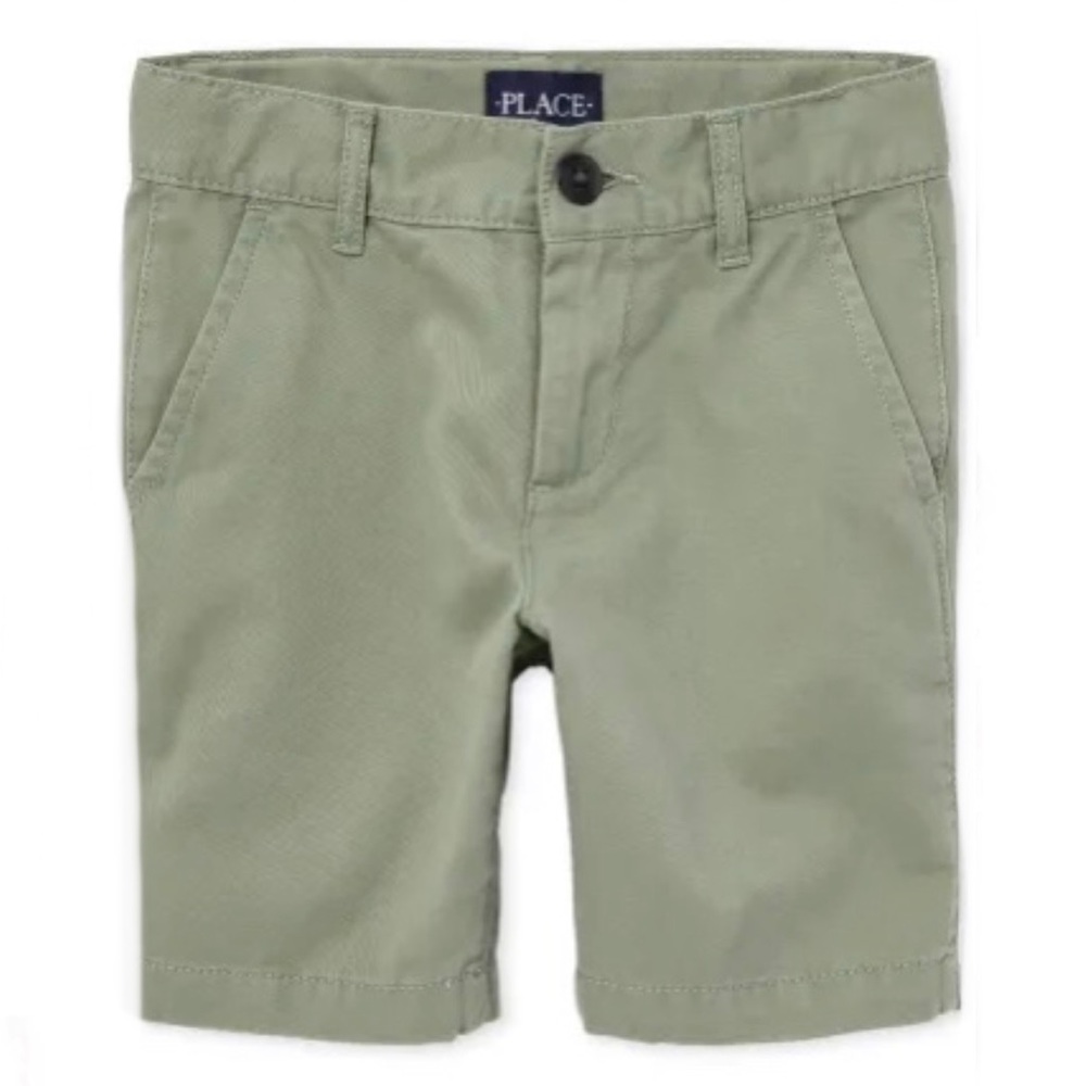 NWOT Green Boys Chino Shorts Size 6 Dressy Golf Church Pictures New Little Boy